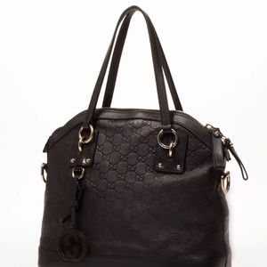 Authentic Gucci CC monogram Tote GG Charm handbag